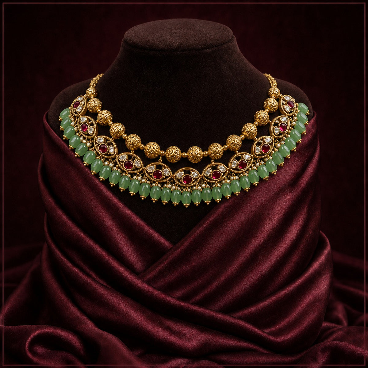 KA026_Rajwada_Heritage_Gold-Toned_Jadtar_Haar_Set_2